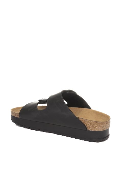 Black platform sandal BIRKENSTOCK | ARIZONA PLATFORM1027395-BLACK